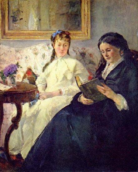 Berthe Morisot The Mother and Sister of the Artist oil painting image